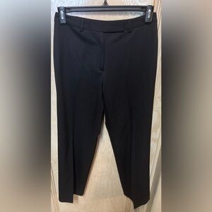 Brooks Brothers Dress Pants Womens 6P 100% Wool Black Fully Lined Trouser Office